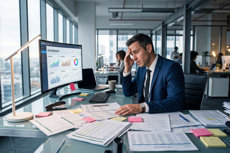 ERP vs. Excel: Proč Excel přestává stačit