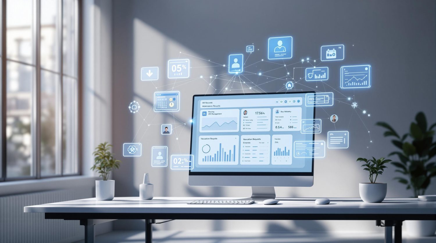 plne propojena dochazka dovolene a pracovni cas