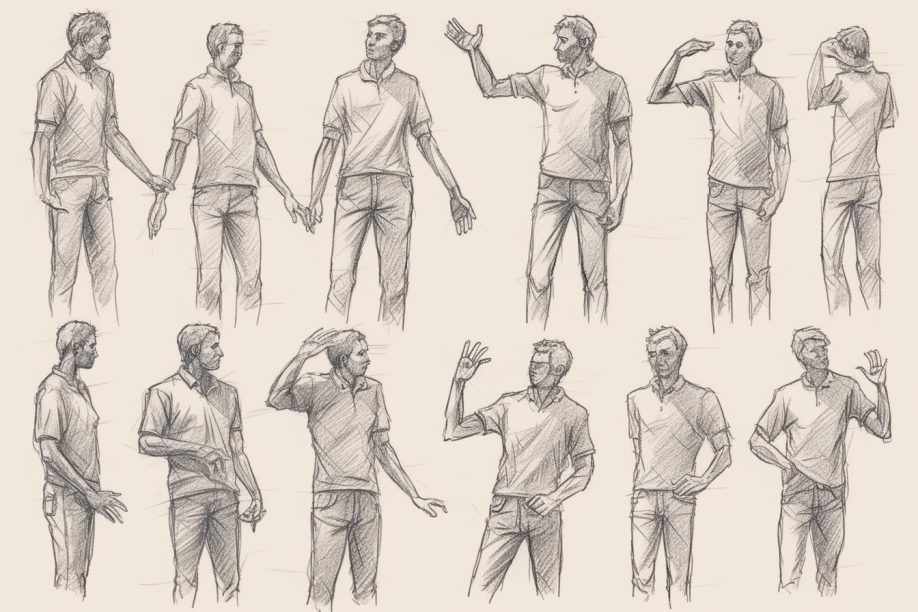 Set Of Body Gestures